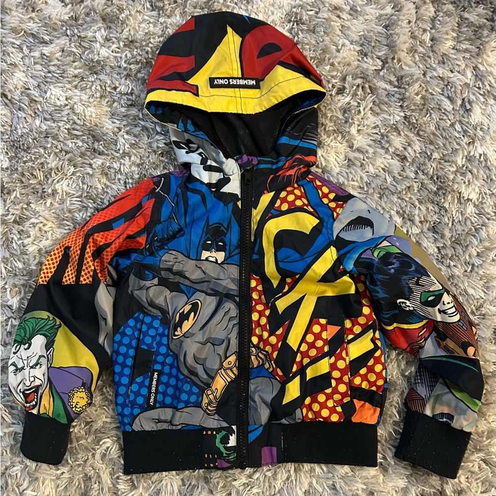 Members Only Batman Windbreaker 2T RARE!